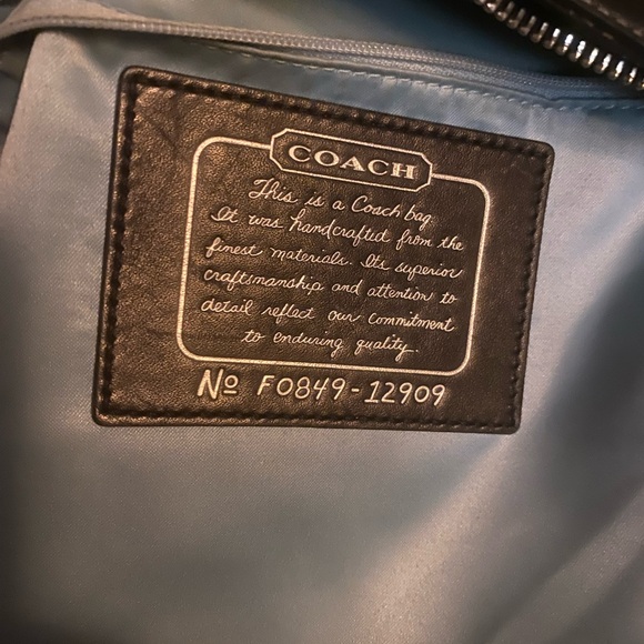 Signature Coach Lurex with studded leather strap and trim. - Picture 7 of 9